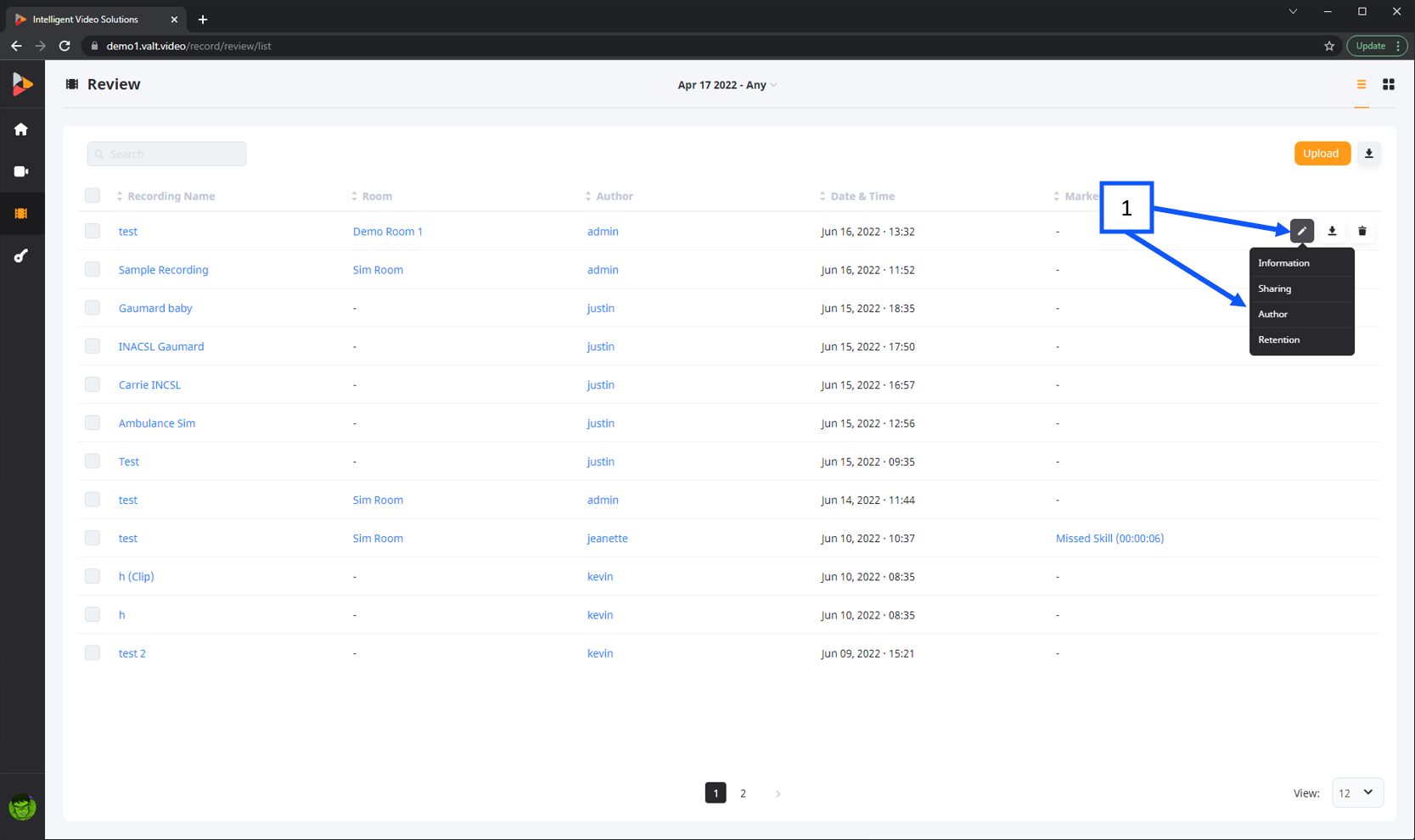VALT 6 Review Page Options.png