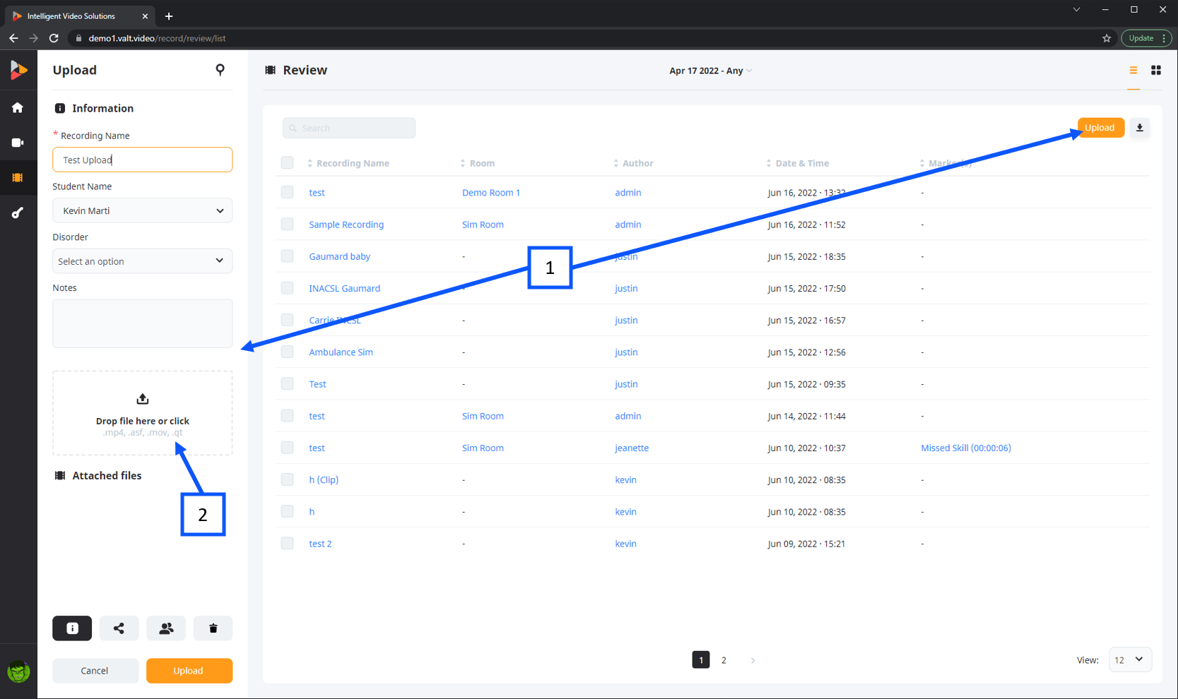 VALT 6 Review Page Upload.png