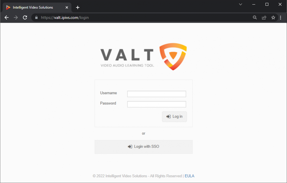 VALT Login Screen.png