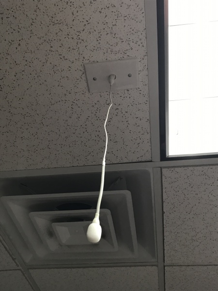 File:Mic hanging from ceiling.JPG