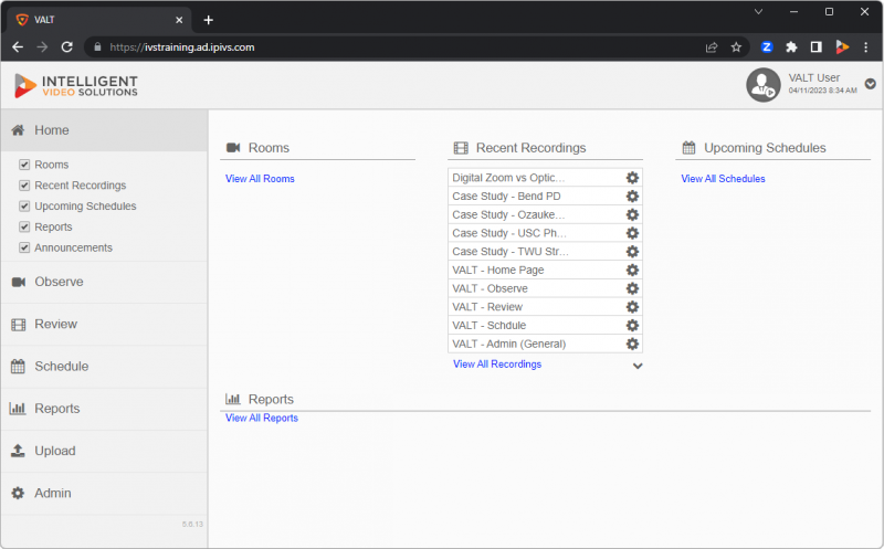 VALT 5 6 13 Home Page.png